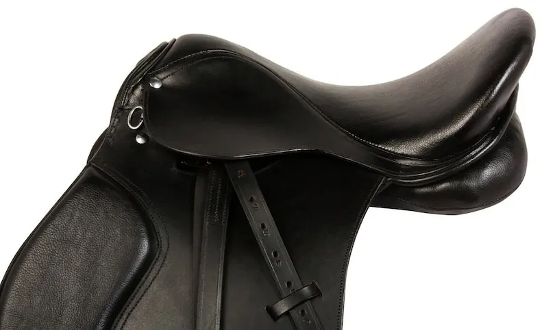 سرج جلدي عالي الجودة ناعم ومتين لجميع الأغراض لركوب الخيل، منتج أداء مستقر، أساسي للفروسية