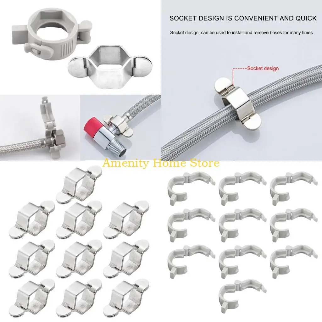 F26C 10pcs Multipurpose Wrench Tool Hexagonal Head Spanner Maintenance for Secure Fitting & Loosening Of Braided Hoses
