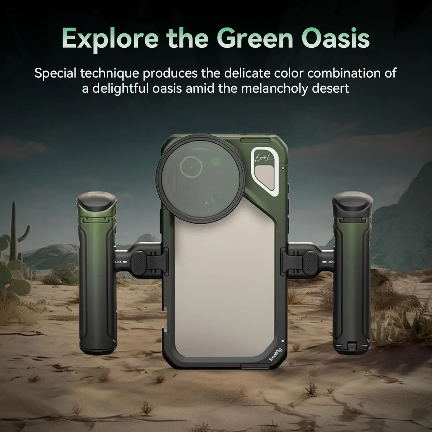 

New SMALLRIGxBrandon Li Mobile Video Kit for iPhone 15 Pro Max with Wireless Quick Release Dual Handles VND Phone Filter Adapter