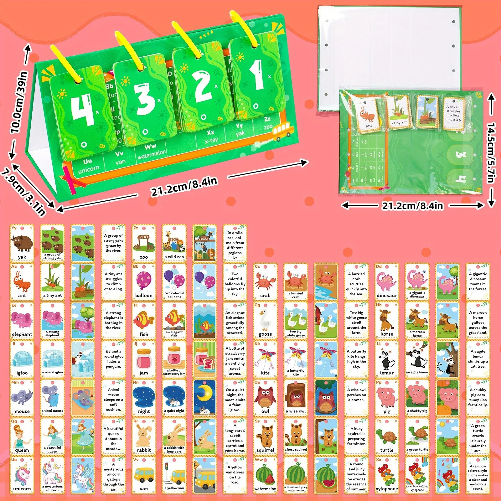 Phrase Training Flip Chart Activity Educational Learning Tool Word Games Special Education Speech Therapy Teacher Teaching Aids