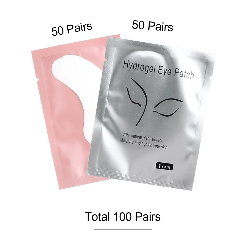 50/100pairs Wimpern Für Wimpern Extensions Augen Pads Kissen Einweg Patch Unter Wimpern Tipps Lint Kostenloser Aufkleber Wraps make-up