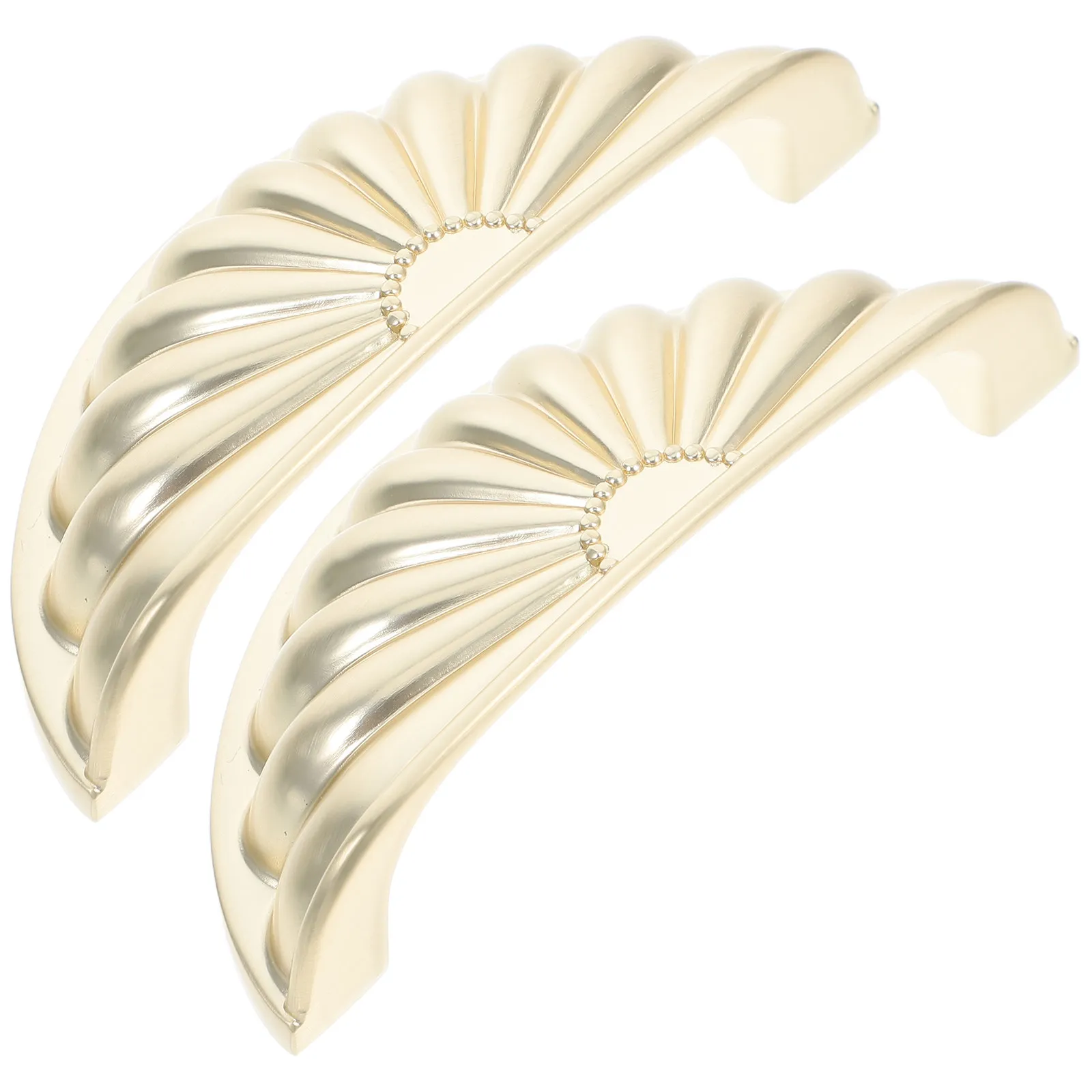 

2 шт. металлические ручки-ракушки во французском стиле, латунные ручки-кнопки для ящиков, для кухни, офиса, комода, сменная фурнитура