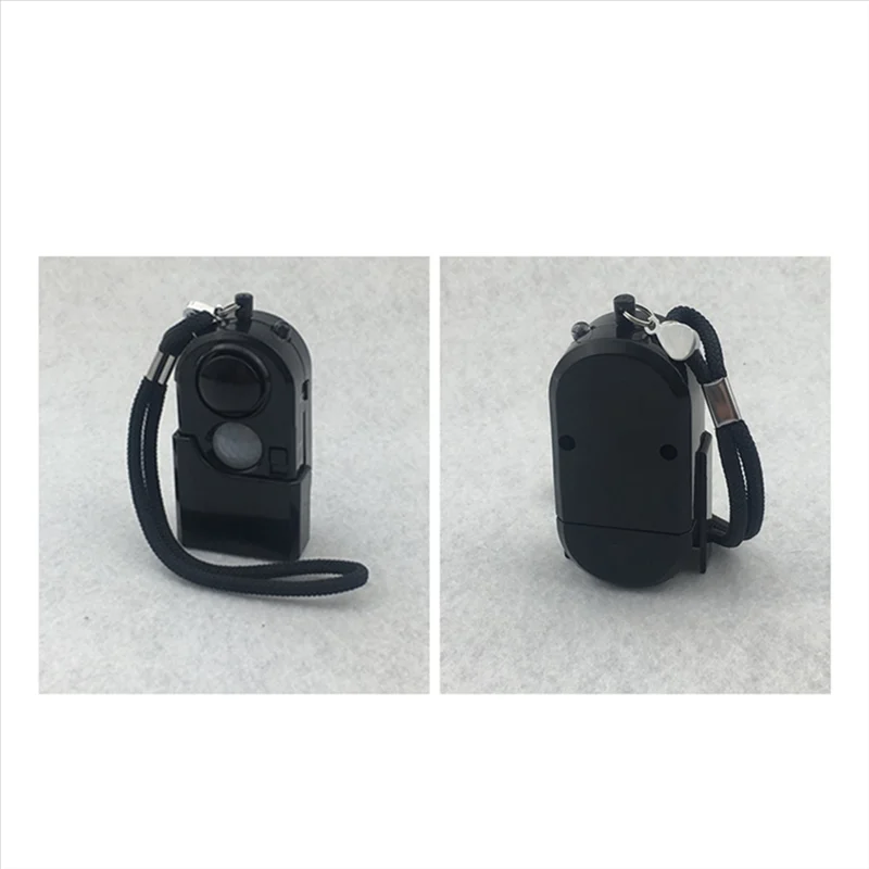 A42Z-2 Piece Camping Travel Portable Mini PIR Infrared Motion Sensor Black  Alarm 120DB Wireless Home Security Anti-Thef