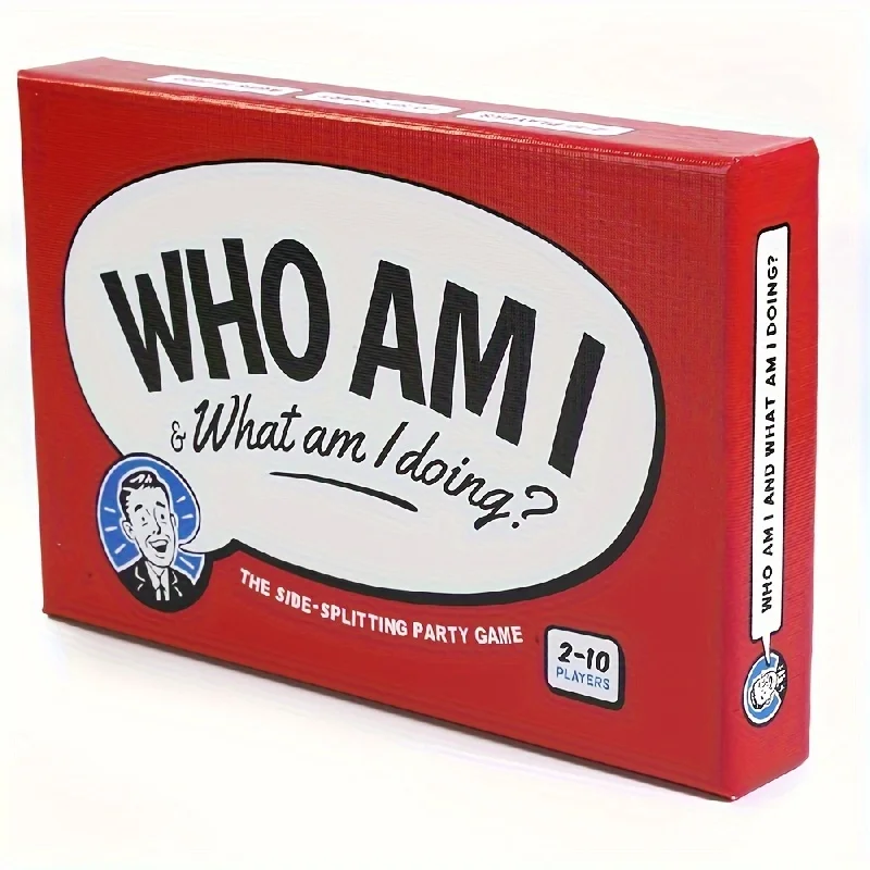 Who Am I & What Am I Doing - Hilarious Multiplayer Card Game for Adults, Couples & Families