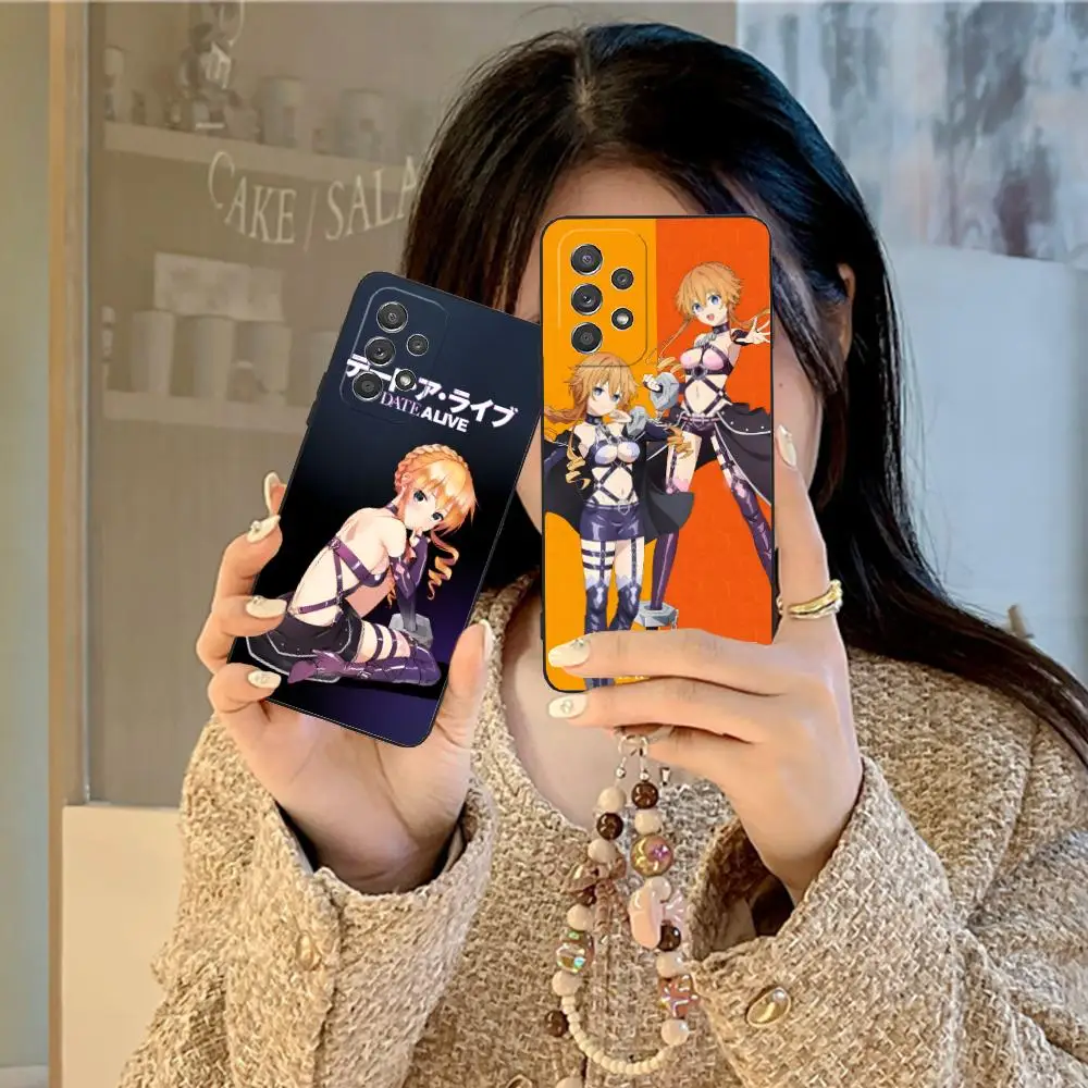

Чехол для телефона Date a Live Yamai Kaguya для Samsung Galaxy M55 54 42 35 34 33 32 23 22 15 14 13 12 F55 5G Цветной чехол Pretty Cover