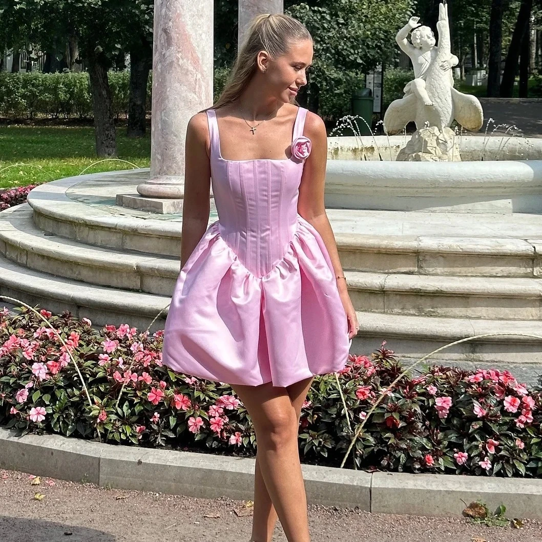 

Короткое женское вечернее платье для встречи выпускников 2025, индивидуальное коктейльное свадебное платье для выпускного вечера на день и ночь, элегантное вечернее платье