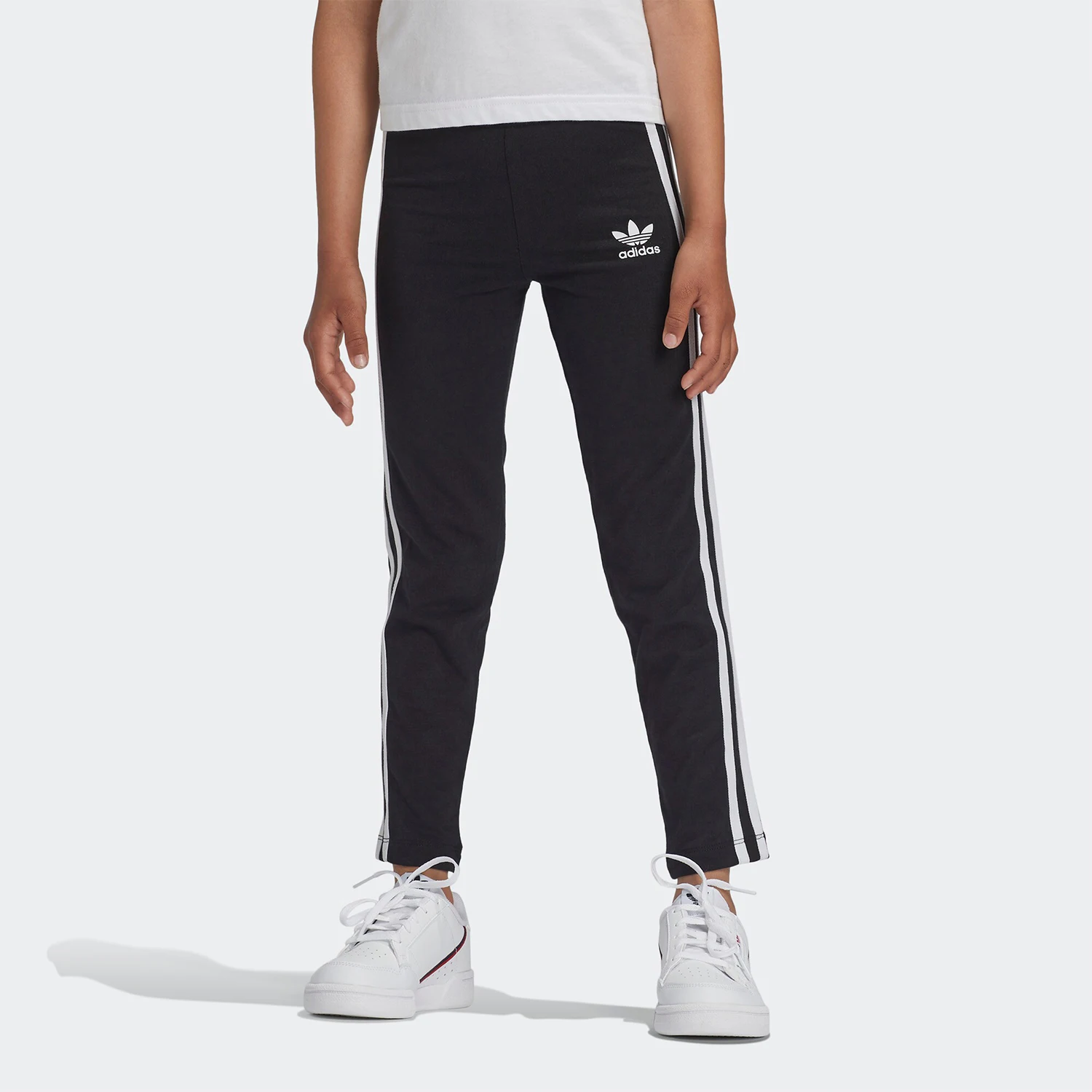 

Оригинальные детские трикотажные брюки Adidas Three-Leaf Clover Slim Fit для спорта и отдыха ED7737