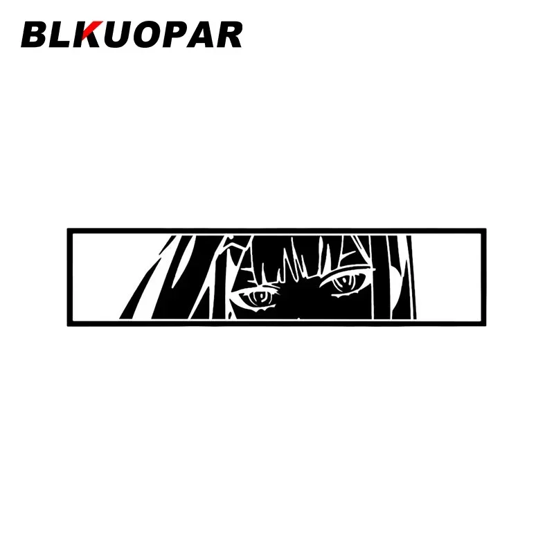 BLKUOPAR Zero Two Eyes adesivi per auto RV JDM Anime decalcomania creativa tronco impermeabile frigorifero decorazione tavola da surf etichetta per