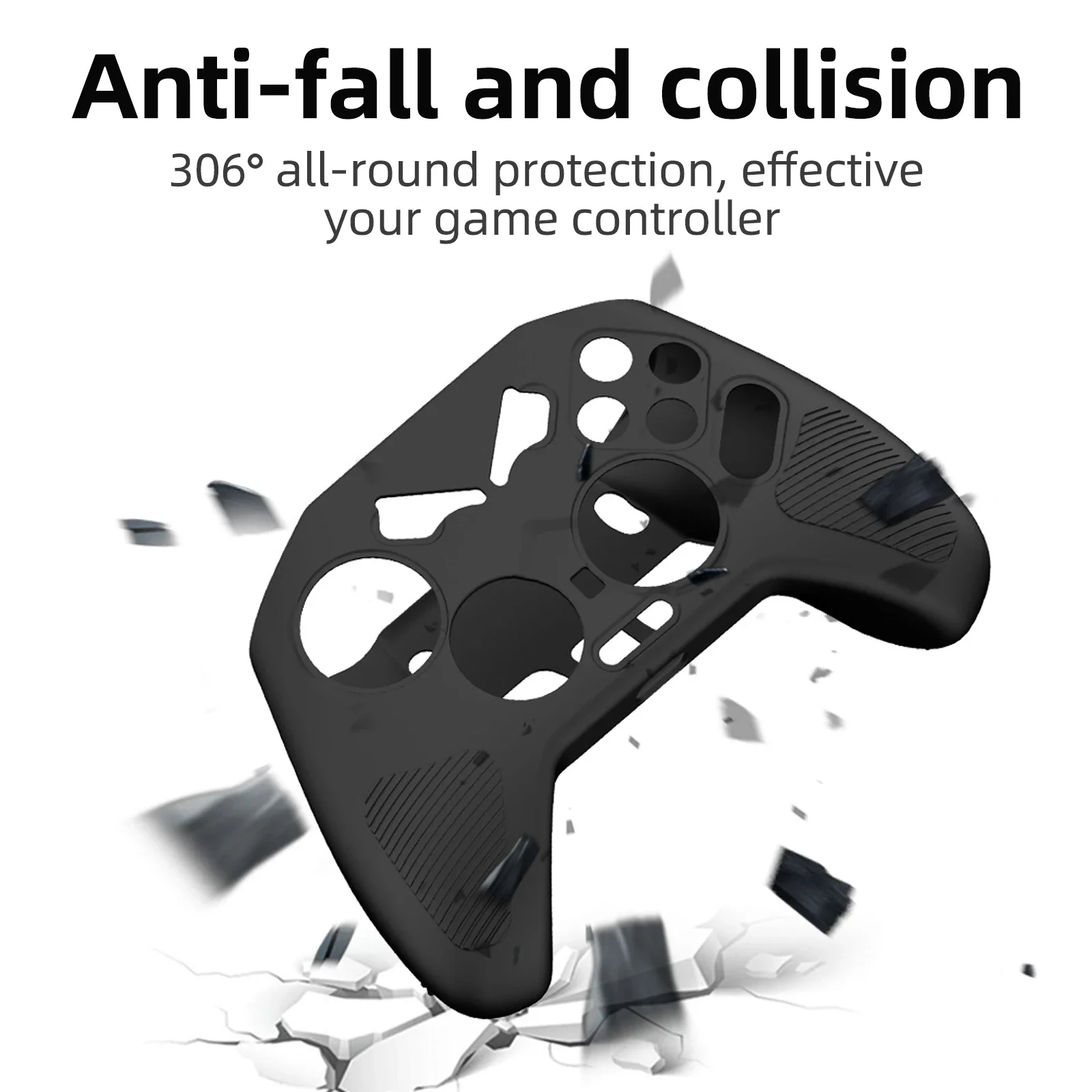 حافظة من السيليكون لهاتف Flydigi Vader 4 Pro حافظة واقية ناعمة مضادة للانزلاق ومضادة للصدمات ملحقات وحدة التحكم في الألعاب