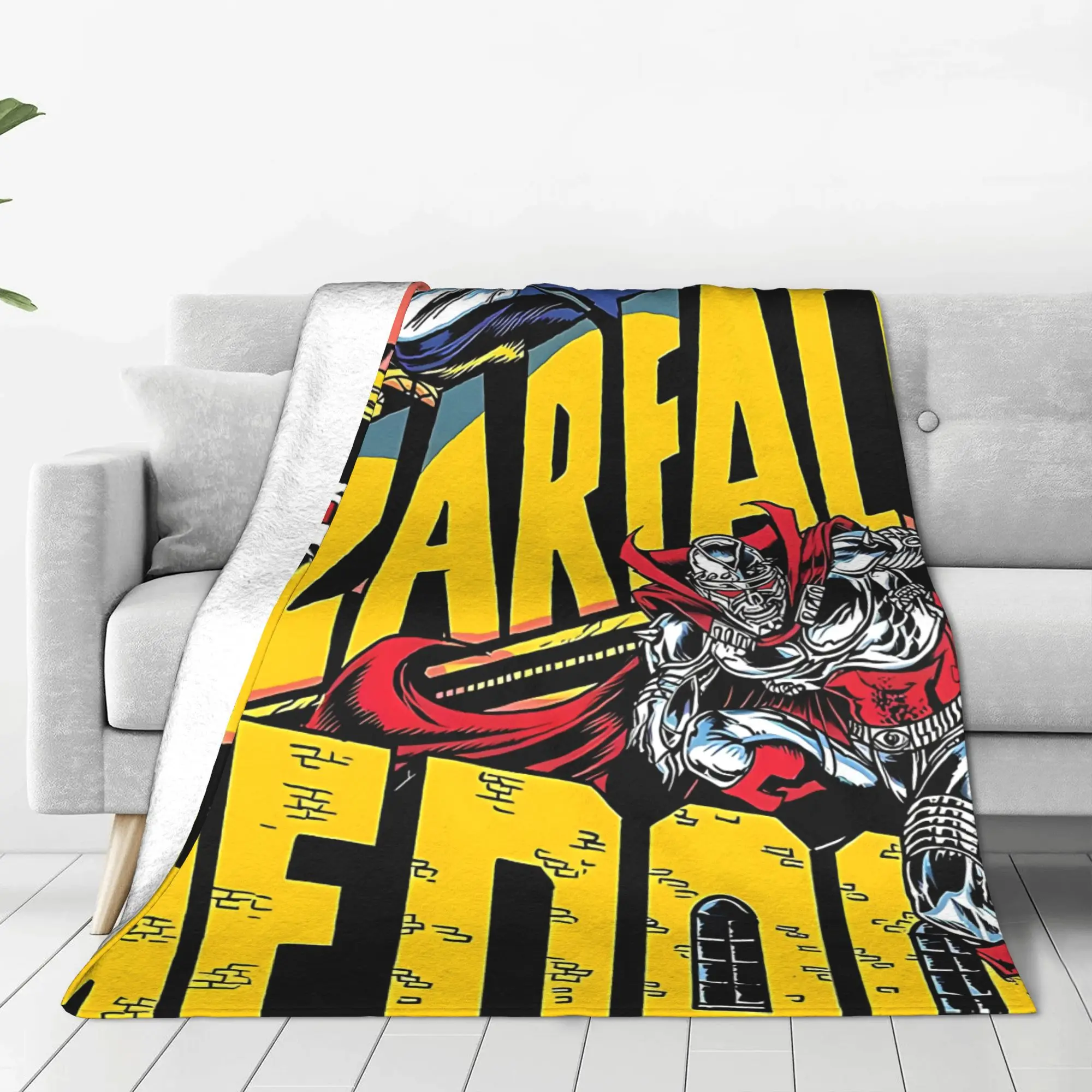 1PC Home Cutecore Comics Group Czarface Band Blanket Super Cosy Plush Home Living Room Sofa Halloween