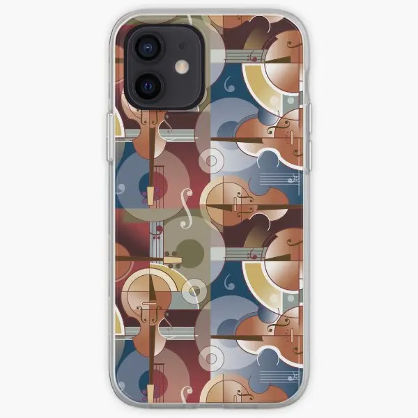 Cello Blues Iphone Tough Case  Phone Case Customizable for iPhone X XS XR Max 6 6S 7 8 Plus 11 12 13 14 Pro Max Mini Print