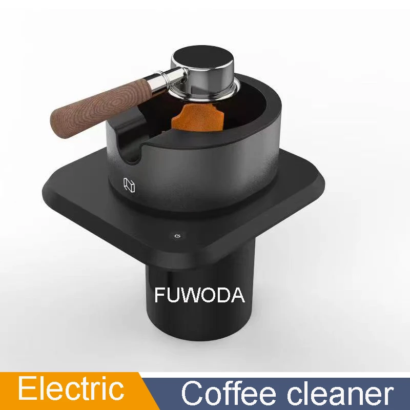 With 3 brush Electric 110-220V Coffee Portafilter Cleaner Electric Automatic Clean Portafiter Commercial Use