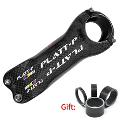 Super Lightweight Bike Handlebar Carbon Rod, UD Stickers, Matte Black Bar, Neck Tube, Top Quality, 1-1/8, 28.6mm, 31.8mm