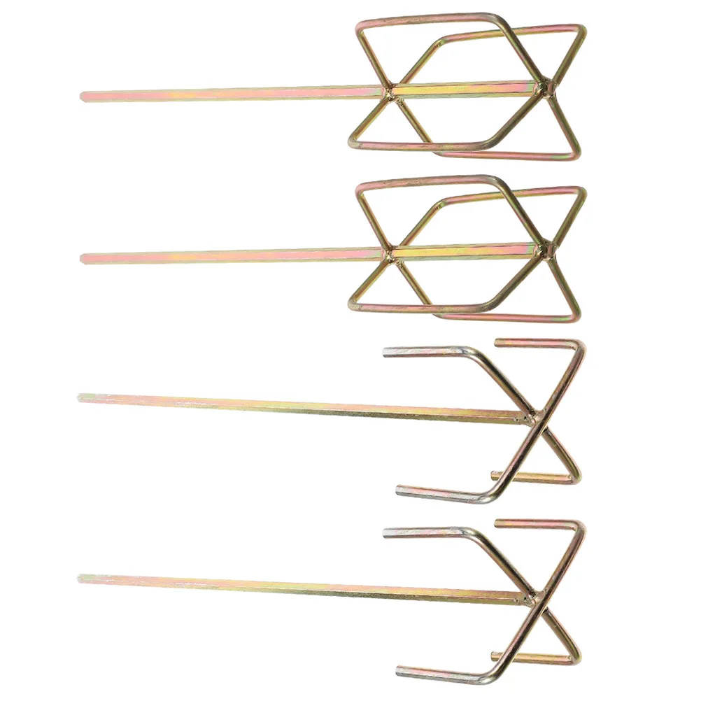

4Pcs Mud Mixer for Drill Rust Resistant Steel Hexagonal Mixer Head for Oil Paint and Mortar Head Electric Drill Stirring Rods
