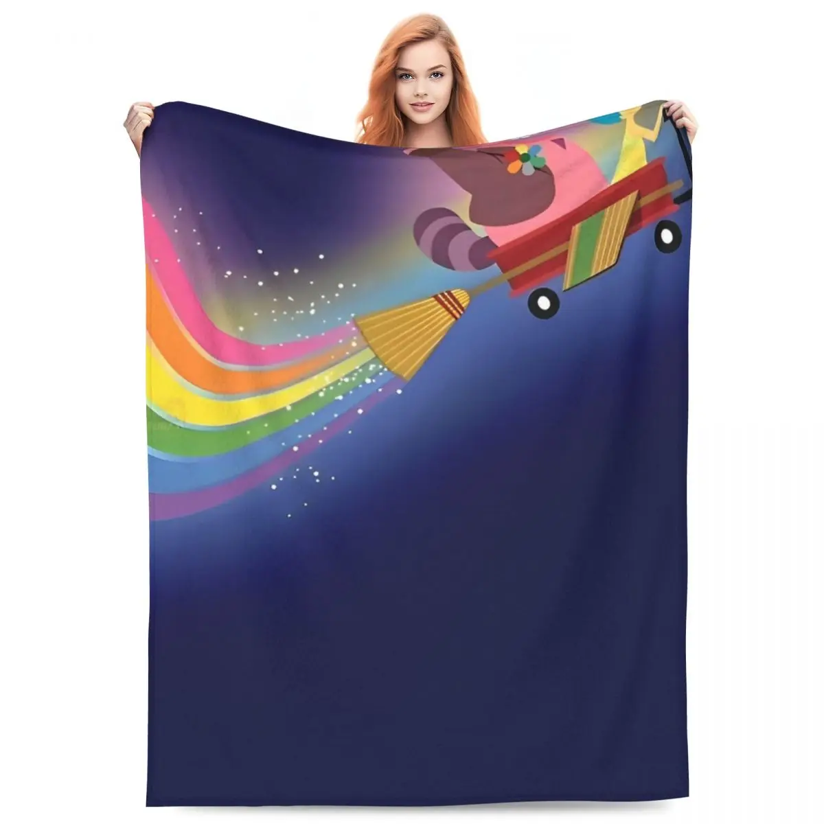 Inside Out 2 Cartoon Blanket Airplane Travel Flannel Bedding Throws For Living Room Warm Custom Quality Bedspread Gift