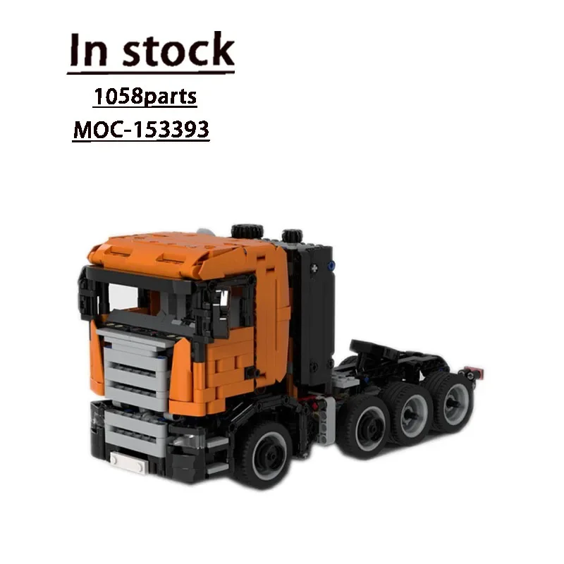 

MOC-153393 Cargo Transport Truck 8x4 Assembly Stitching Building Block Model1058 Parts Boy Kids Birthday Building Block Toy Gift