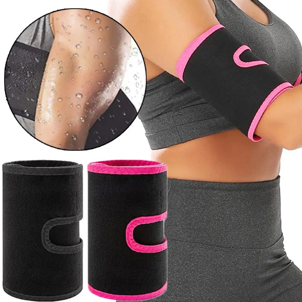 Arm Trimmers Sauna Sweat Bands Women Arm Slimmer Trainer Loss Body Anti Arm Workout Fat Shaper Weight Shapers Cellulite Red Z3U6