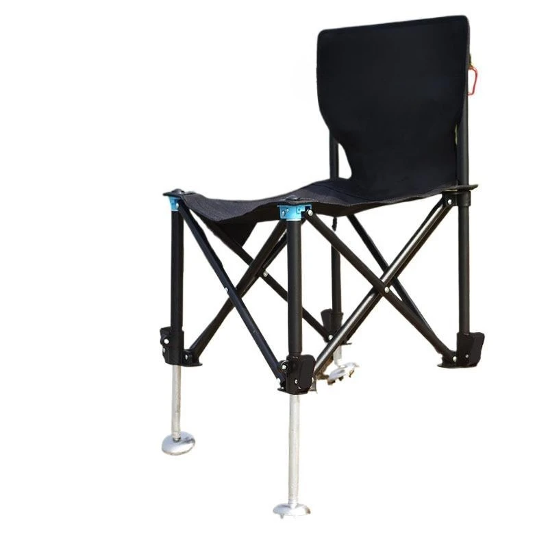 

Folding Wild Fishing Chair Lifting Legs Mazar Seat Small Fishing Chair Outdoor Folding Chair