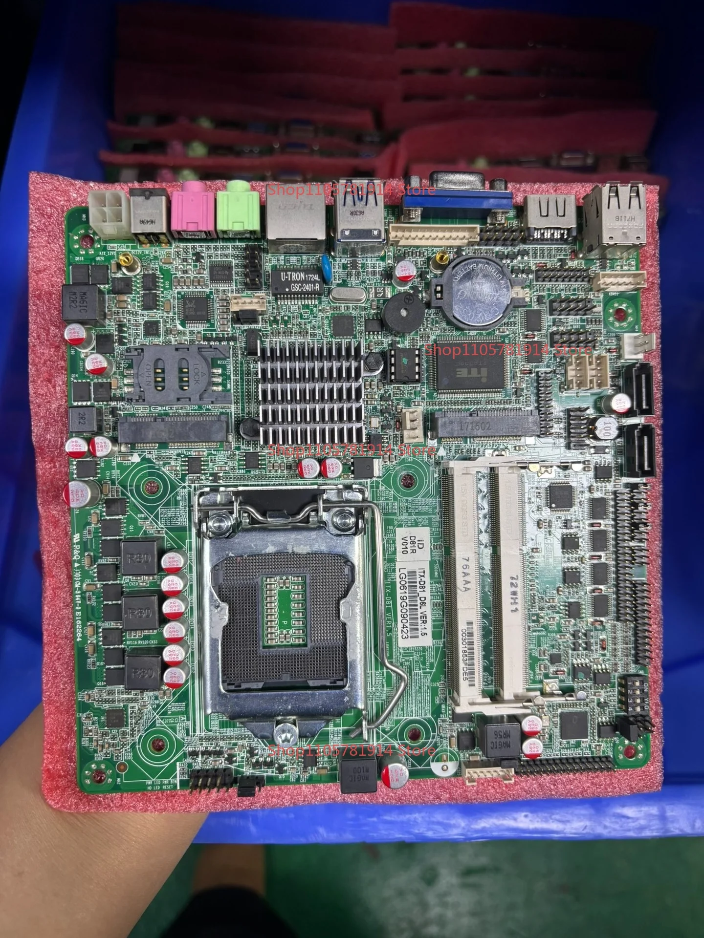 For ITX-D81 Industrial Control Main Board DDR3 Dual Channel, Support E3/E5 Series CPU