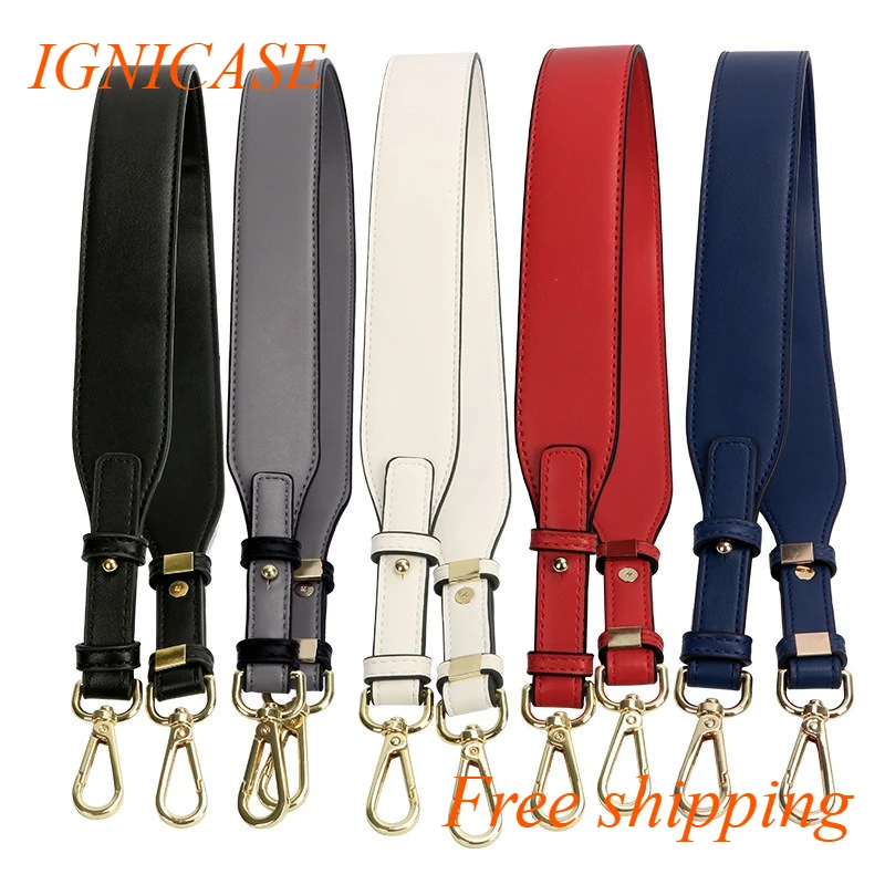 IGNICASE Underarm Bag Strap Replacement Accessories Shoulder Bag Wide Strap Single Buy Leather Bag Black Portable Short Strap
