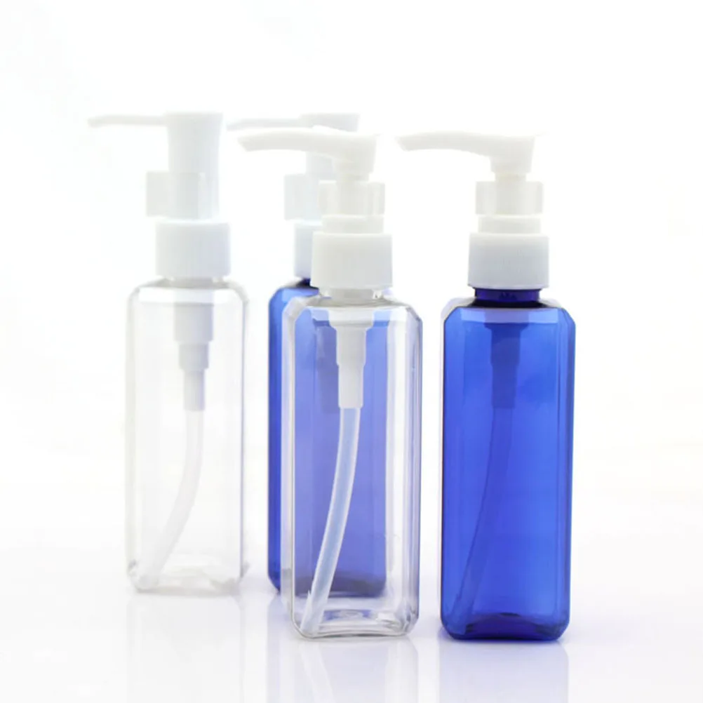 

8pcs Press Soap Dispenser Square Container Empty Bottles H washing Fluid Travel Long Service Time Safe Material