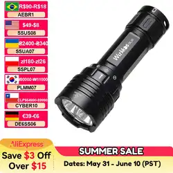Wurkkos DL30 Diving Flashlight 3600 Lm IPX8 Waterproof 21700 Rechargeable Dive Light Features 3 Modes Suitable for Spearfishing