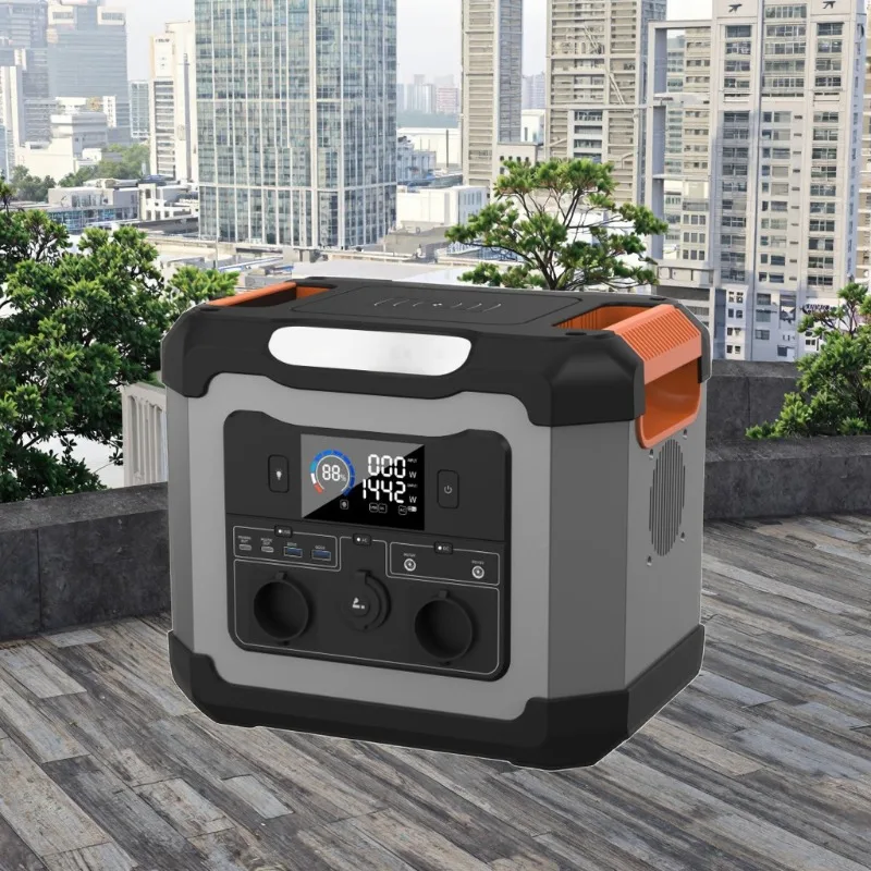 

Portable 2000W Home Solar Generator Power Bank AC Fast Charging 110v/220v 2400W Outdoor Power Station Car