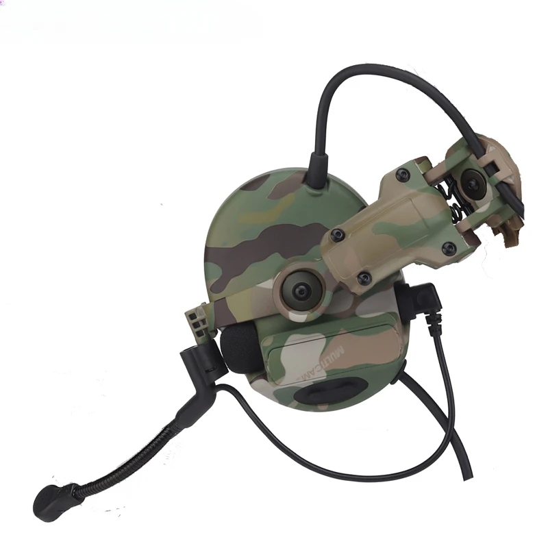 Outdoor Hunting Shooting Ear Muffs C5 Tactical Headset Hunting Shooting Noise Canceling Headset for OPS Core ARC and Wendy M-LOK