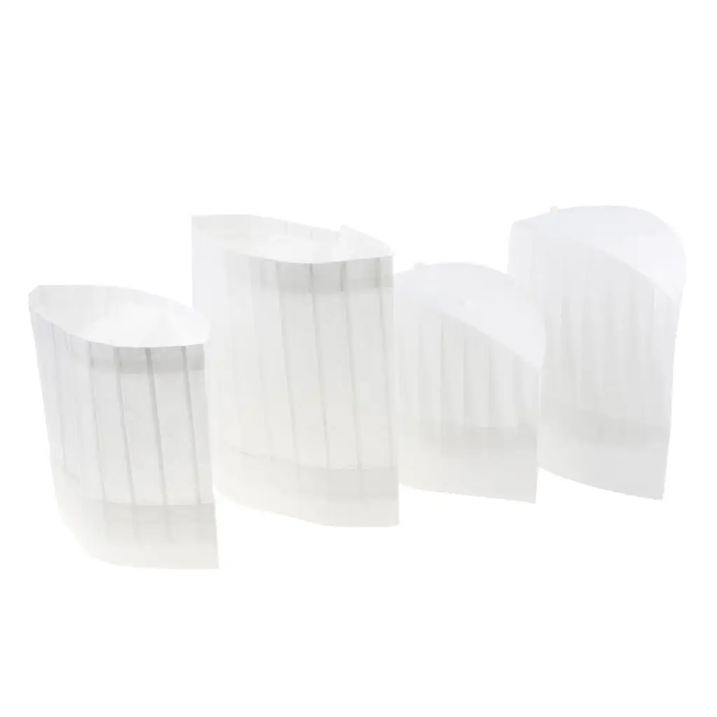 Disposable Baker Cook Cap Non Woven Adjustable Chef Hat Kitchen Work Hat for Food Service Catering