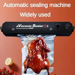 Powerful Household Vacuum Sealing Machine Fully Automatic Dry and Wet Dual -Use Food Preservation Sealing Machine