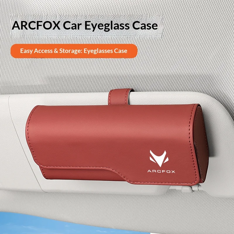 Suitable for ARCFOX Alpha S/T multi-functional car-mounted eyeglass case, ticket sunshade, sunglasses holder and card holder
