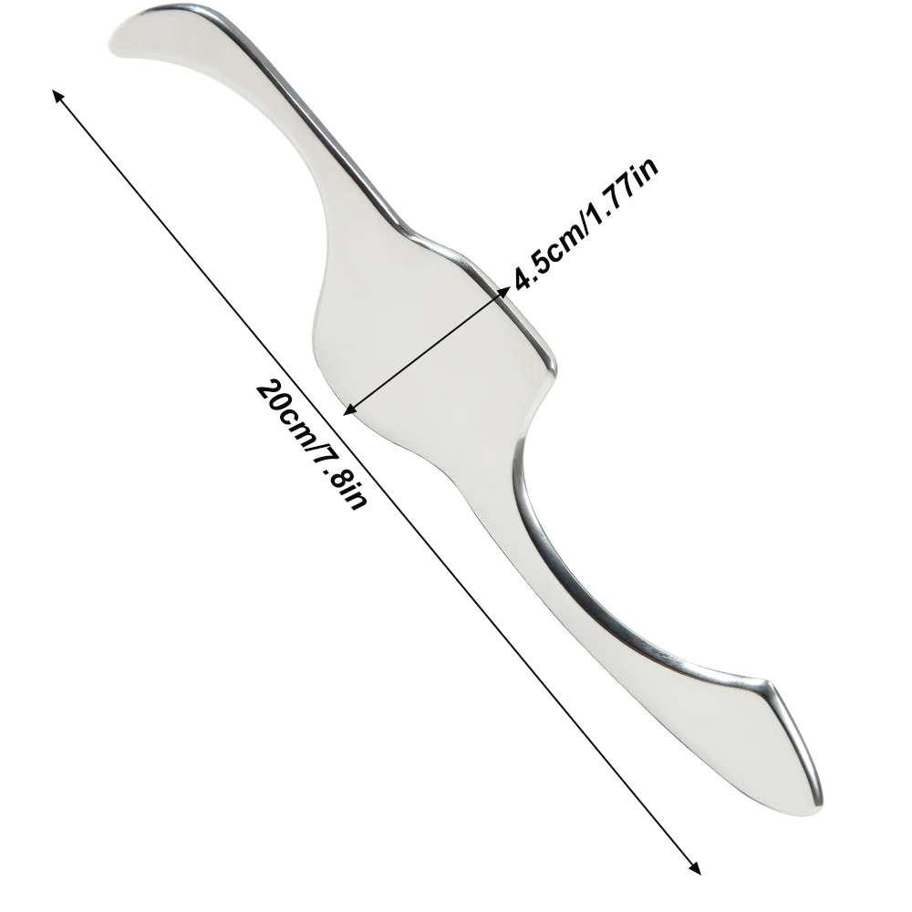 Инструмент для скребкового массажа Гуа Ша из нержавеющей стали, инструменты IASTM, отличный инструмент для мобилизации мягких тканей, скребок для фасции, инструмент для скребка кожи