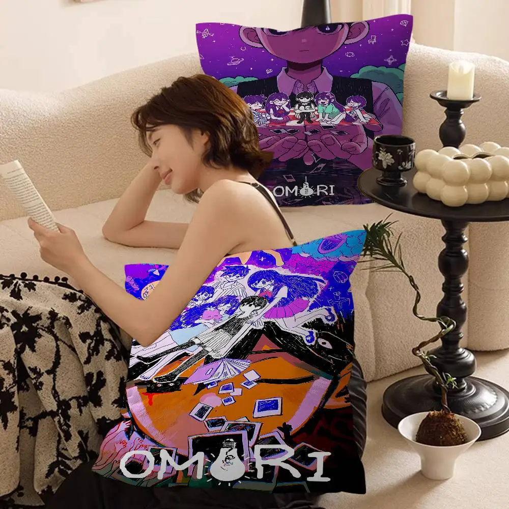 Classic Hot Horror Game Omori Personalized Pillow Dust Cover Bedroom Kids Party Decoration Pillowcase Birthday Children Gift