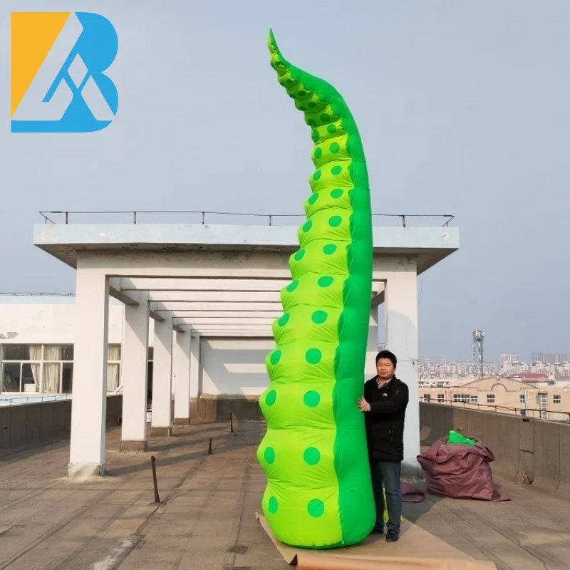 Custom Made Building Display Giant Inflatable Octopus Tentacles for Halloween Decorations Toys