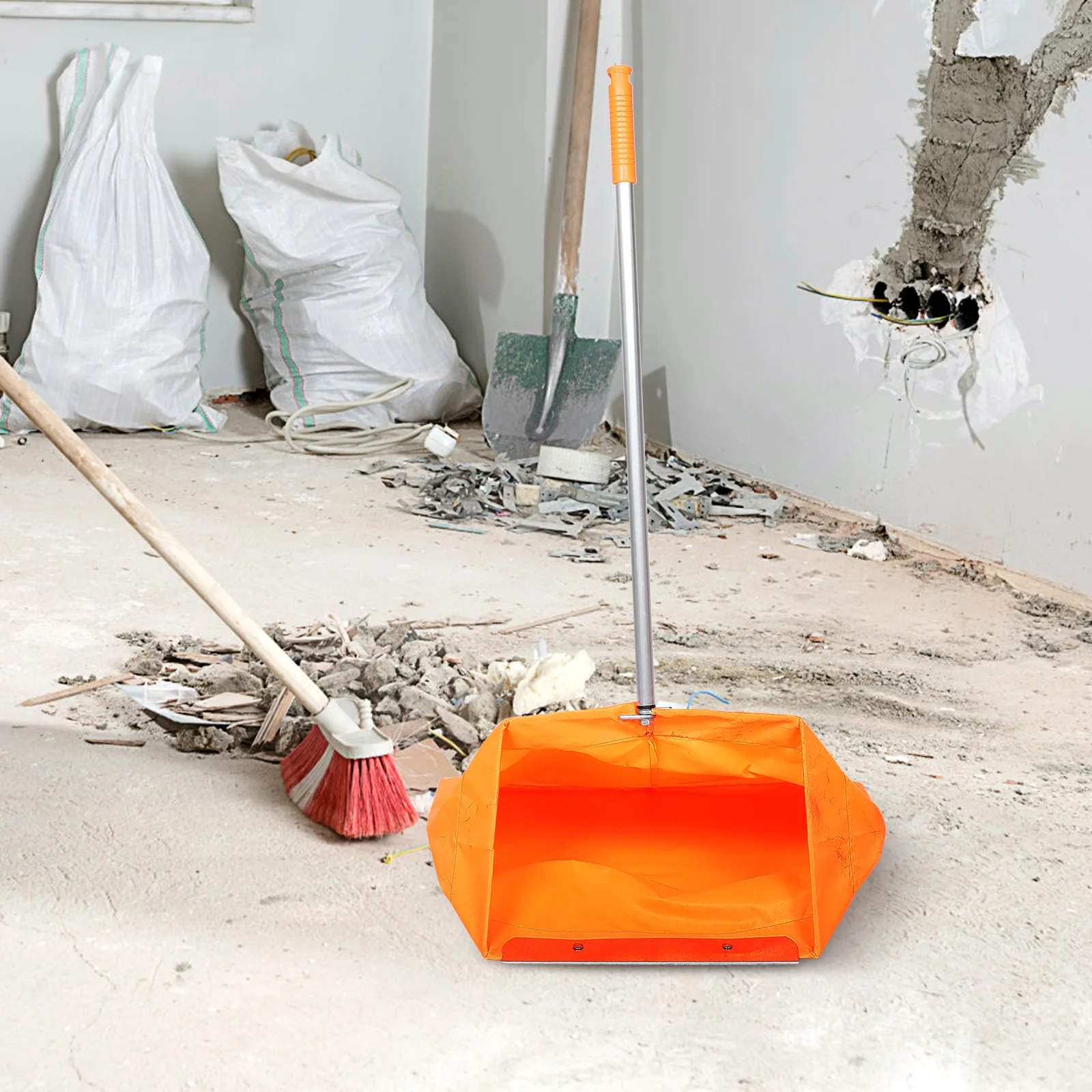 

Efficient Trash Dustpan Grabber Windproof and Spill Proof for Office Area School Yard Cleaning Heavy Duty Pickup Tool