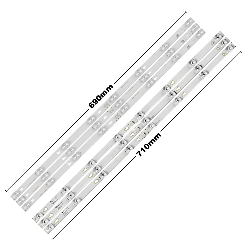 

LED Backlight Strip For TCL 40"TV L40P1A-F L40F1B L40P1A-UD L40P2-UD L40F3301B JL.D40042330-004ES-M 4C-LB4008-YH02J YH05J YH07J