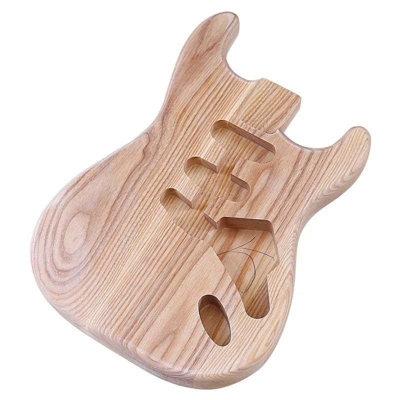 

Electric guitar body with three single pieces of white walnut wood - DIY electric guitar instrument accessory - guitar body