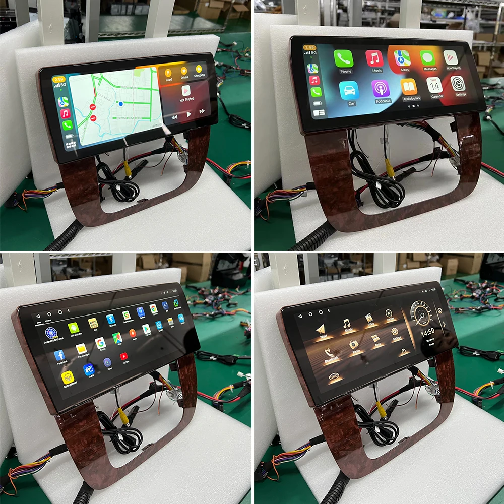 12.3 Inch Carplay for GMC Sierra 2007-2013 Android 13 Multimedia Wireless Player Car Radio Navigation HD Touch Screen