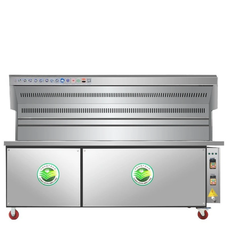 

Smokeless barbecue truck commercial stall mobile night market environmental protection purifier outdoor rack barbecue grill