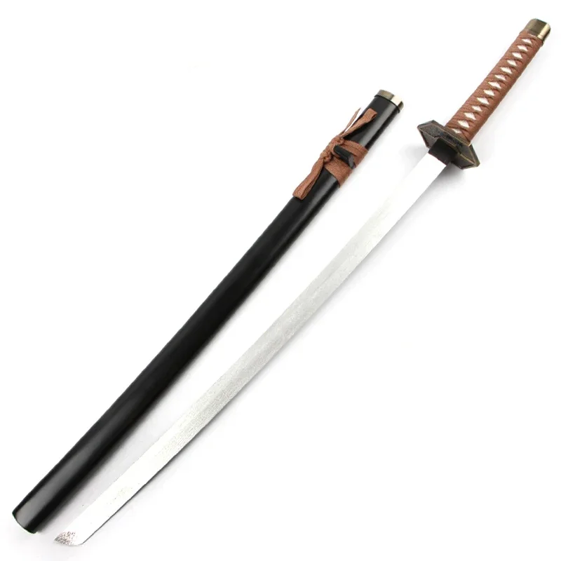 

[Funny] 100cm Cosplay Anime Bleach weapon Hinamori Momo wooden Sword model Costume party Anime show Japan samurai sword gift