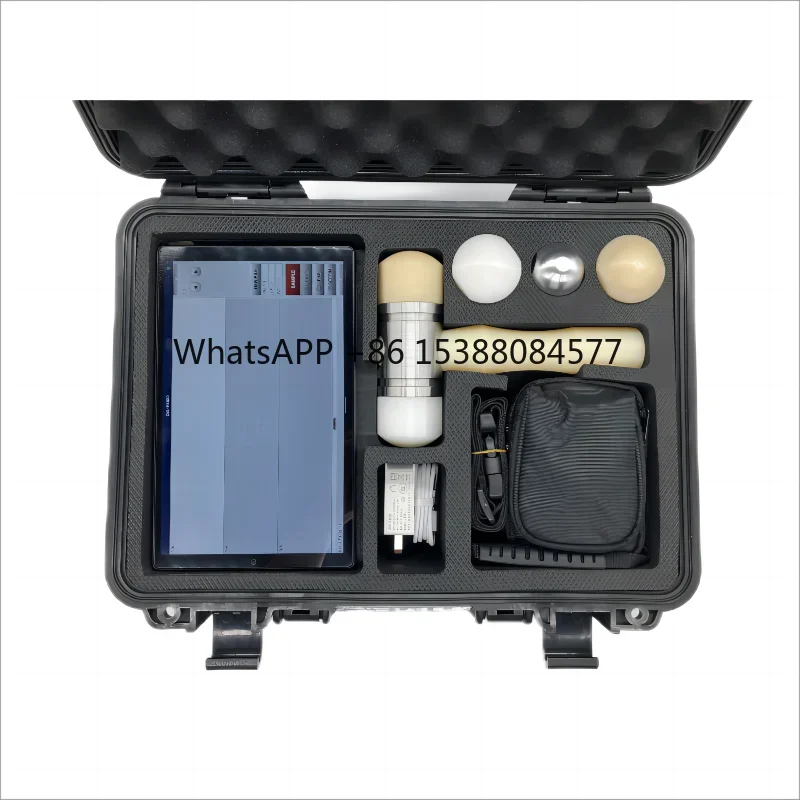 ZBL-P8000 Low Strain Pile Integrity Testing Equipment LCD Screen Display Electronic (Lithium Battery) 1-Year for Concrete Work