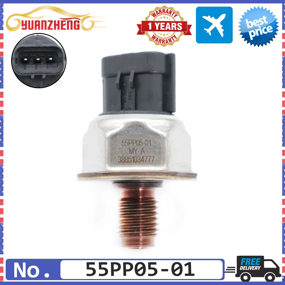 Car Accrssories 55PP05-01 Fuel Rail Pressure Regulator Sensor Valve For Opel Astra Corsa Meriva Zafira Citroen 1.7 CDTi 2.2HDi