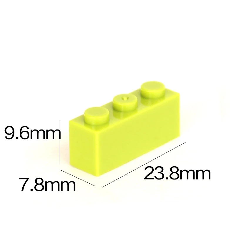 43 stücke Moc Bausteine Nr. 3622 Ziegel 1x3 Kunststoff technik montieren Gebäude 1*3 Punkte Kind Lernspiele Lernspiel zeug DIY