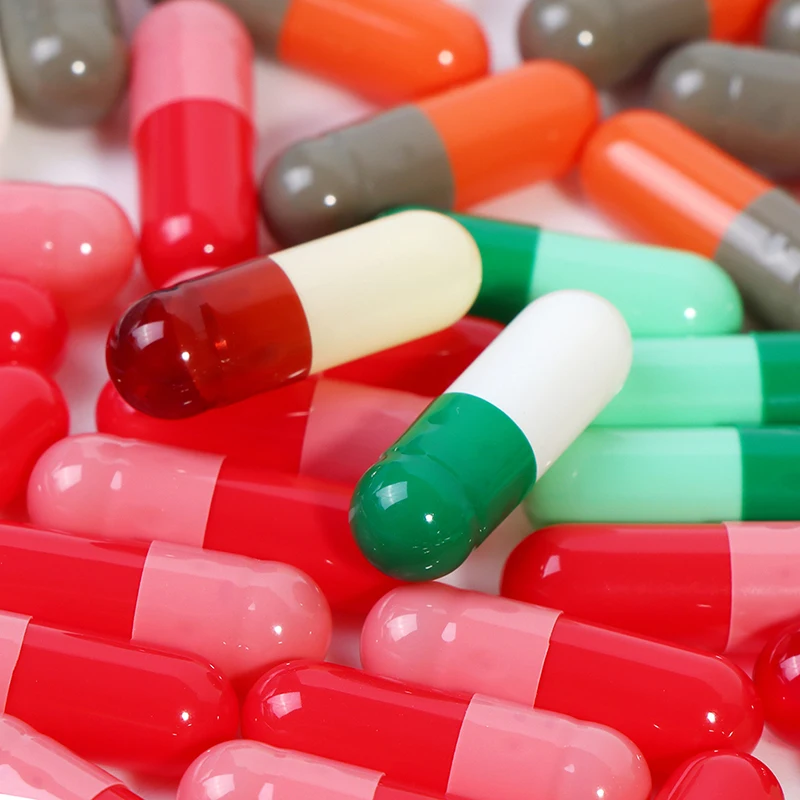 

【1000Pcs/bag 1# Empty Vacant Gelatin Capsule Size Gel Medicine Pill Vitamin Capsule】