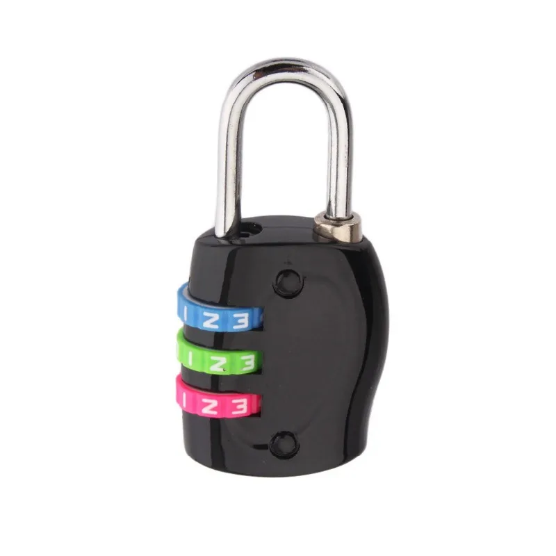 1PC 3 Digit Padlocks Resettable Combo Locks Weatherproof Combination Padlocks for Gym School Locker Outdoor