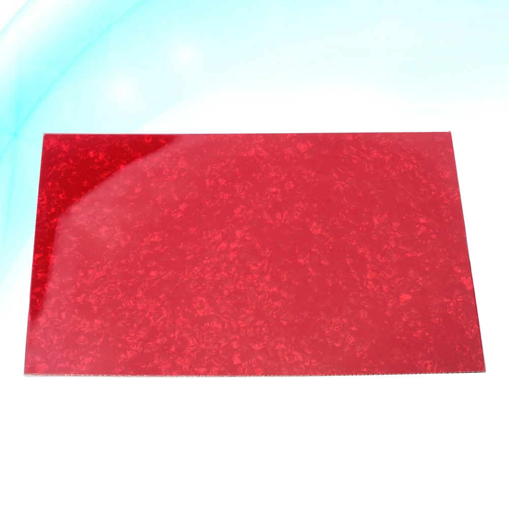 

Blank Pick Scratch Plate Premium 1-Ply Acrylic PVC Adhesive Back Easy Install Protective Film for Acoustic