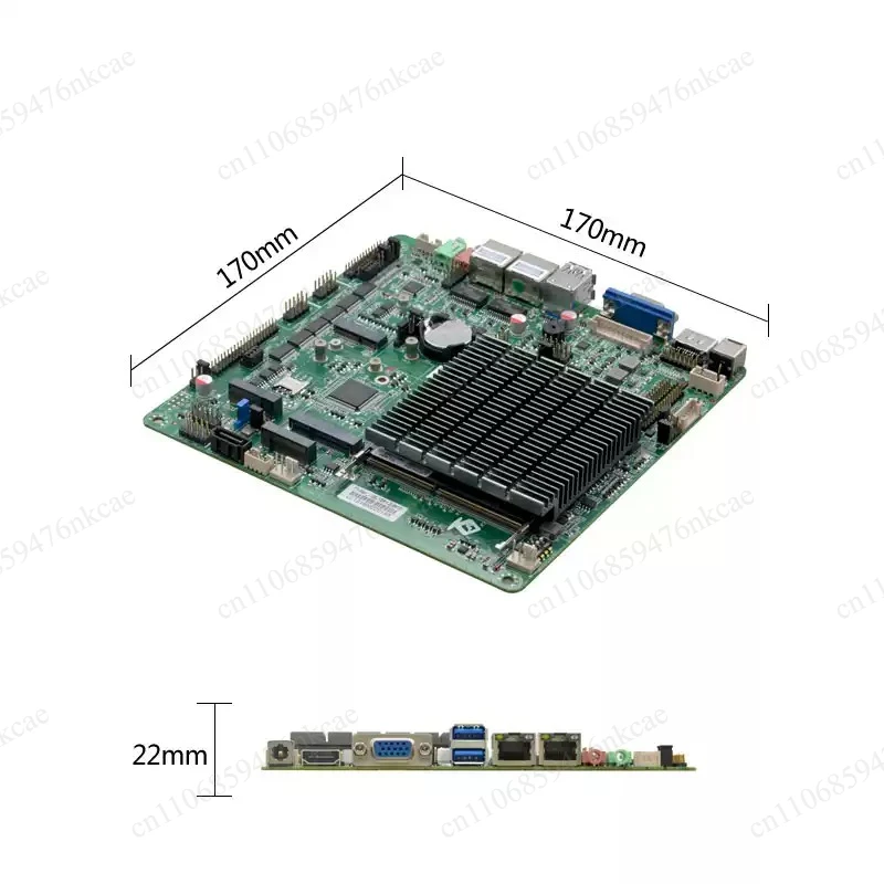 ITX Motherboard Intel 11th Gen J6412 Processor Industrial PC VGA HD-MI DC 12V