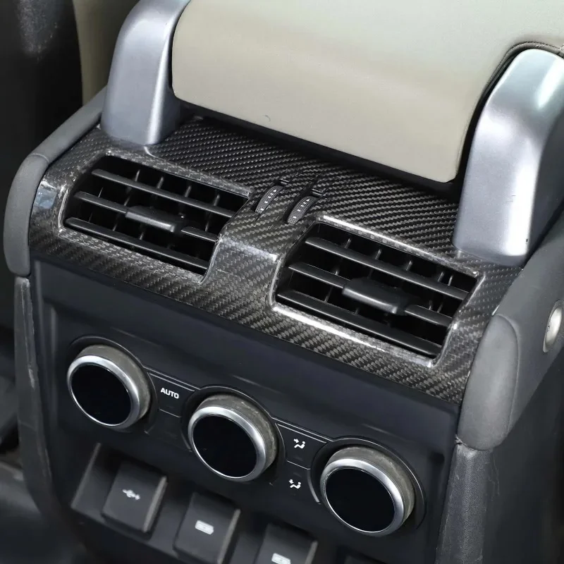 

Suetlcoity For Land Rover Defender 110 130 2020-2025 Car Armrest Box Rear Air Outlet Cover Anti-kick Panel Car Accessories