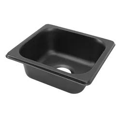 RV Sink Camper Sink 175 X 160 X 70mm RV Sink 304 Stainless Steel Black Electroplated Drop in  Sink for Boat  RV Camper