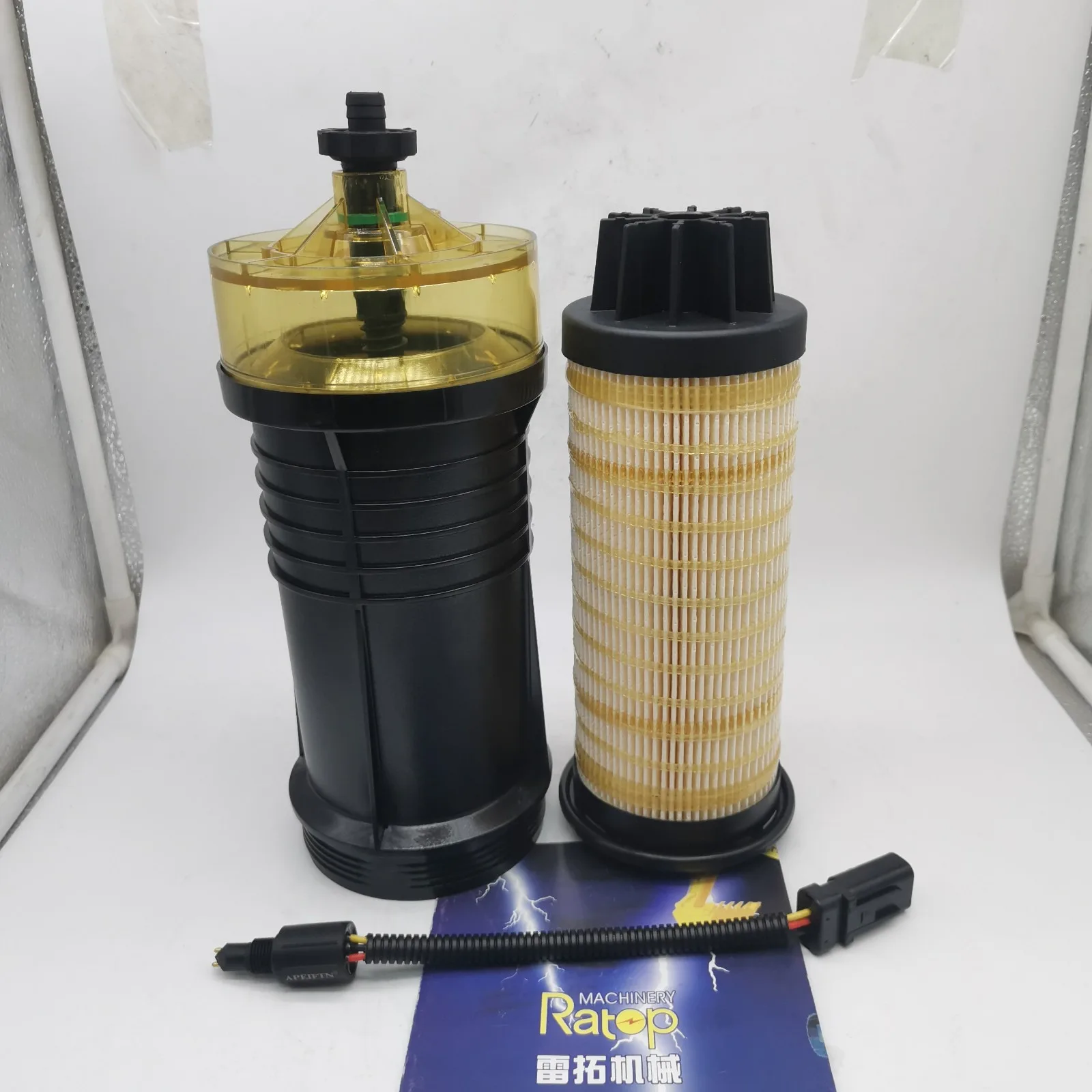 E320GC Oil Water Separator Filter Element With Shell With Sensor 523-4987 5234987
